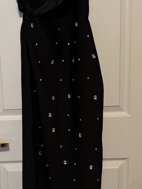 Black Embellished Women’s maxi dress